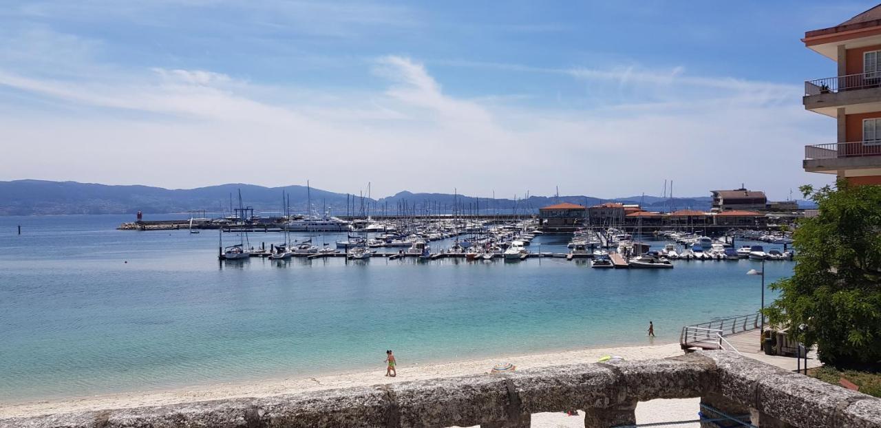 Piso Exterior A Escasos Metros De La Playa Panadeira Con Plaza De Garaje Appartement Sanxenxo Buitenkant foto